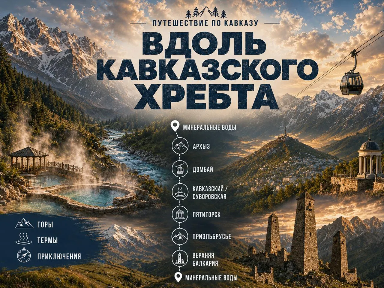 Вдоль Кавказского хребта
